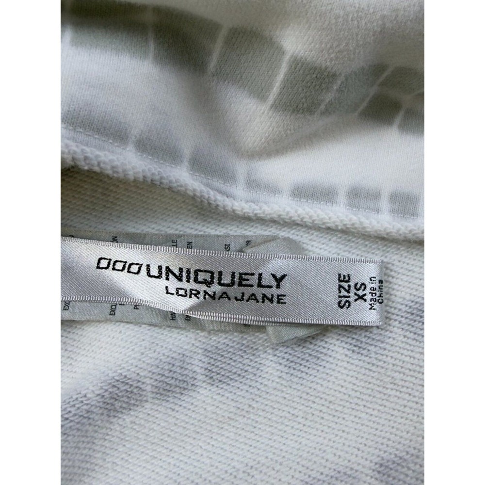 Lorna Jane Cropped Raw Hem Tie Dye Hoodie - Picture 4 of 4
